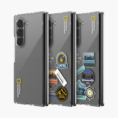 Nat Geo Galaxy Z Fold 6 Back Cover Case | Crystal Slim Fit Case - Camping