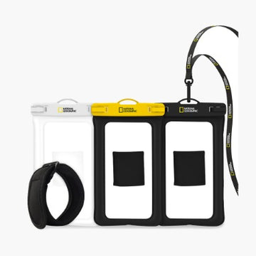 Nat Geo Waterproof Mobile Dry Bag - Black