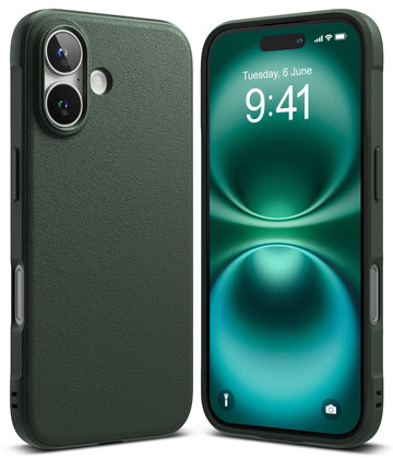 iPhone 16 Plus Back Cover case | Onyx - Dark Green