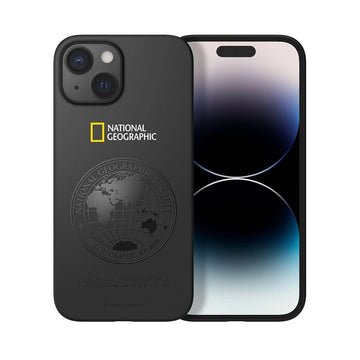 Nat Geo iPhone 15 Back Cover Case | Global Seal Ultra Slim Fit  (Black)