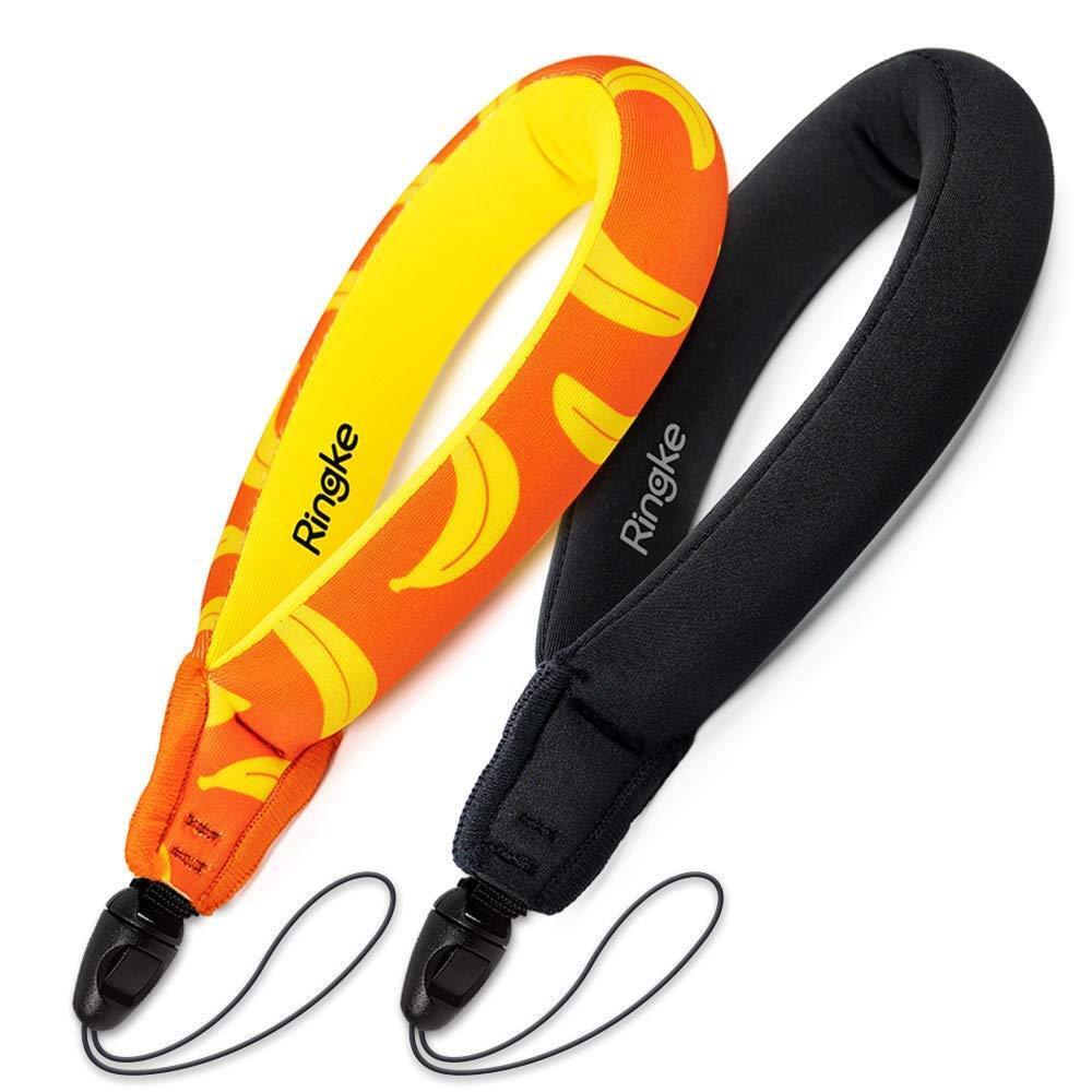 Water Proof Floating Strap | Banana + Black - 2 pack