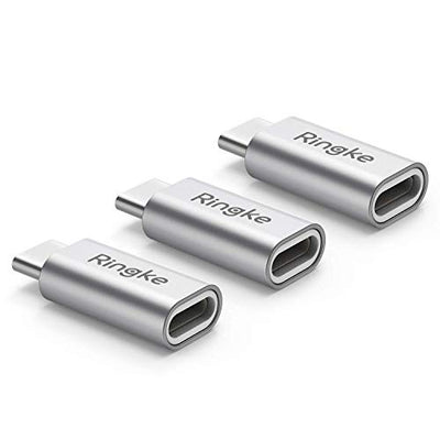 Ringke Lightning to Type C Adapter (3 Pack)