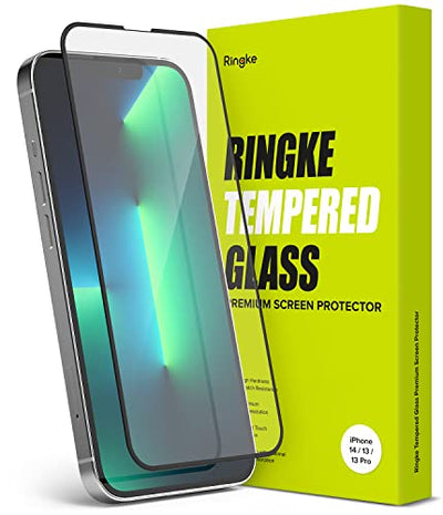 iPhone 14 / iPhone 13 Pro / iPhone 13 Tempered Glass Screen Protector Guard | Transparent - 1 Pack