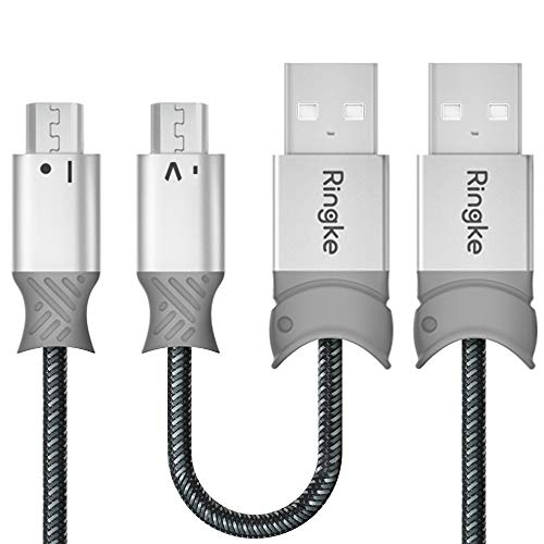 Micro USB to USB A 1.2M + 20CM Micro (2 Pack)