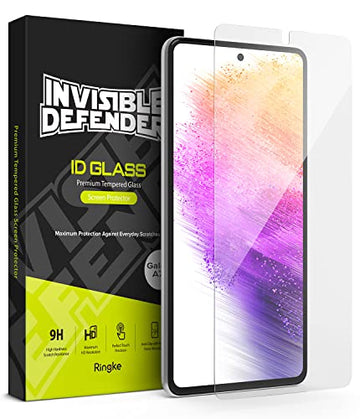 Galaxy A73 Tempered Glass Screen Protector Guard | Transparent - 2 Pack