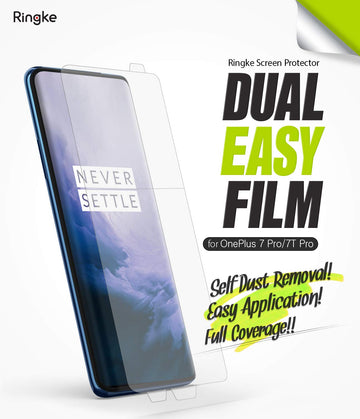 OnePlus 7 Pro / 7T Pro Screen Protector Guard | DUAL EASY FULL - 2 Pack
