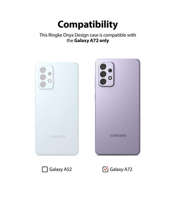 Samsung Galaxy A72 Back Cover Case | Onyx Design