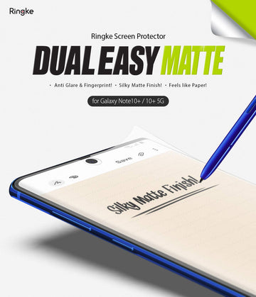 Galaxy Note 10+/10+ 5G Screen Protector Film | Dual Easy Matte - 2 Pack