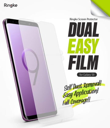 Samsung Galaxy S9 Screen Protector Film | Dual Easy Full - 2 Pack