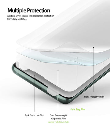 Galaxy S10 Screen Protector Film | Dual Easy Full - 2 Pack