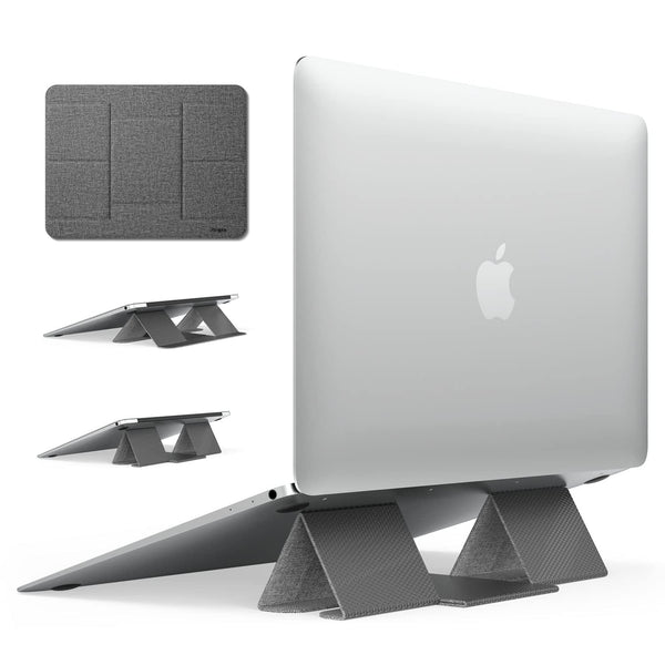 Ringke's Foldable Laptop Stand , Folding Stand 2 (Gray + Protection Sticker 2P)