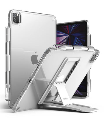 [Combo Pack] iPad Pro 11" Clear & Light Gray  Case | Fusion with Outstanding