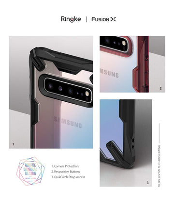 Ringke Fusion-X Samsung Galaxy S10 5G (6.7")  Back Cover Case