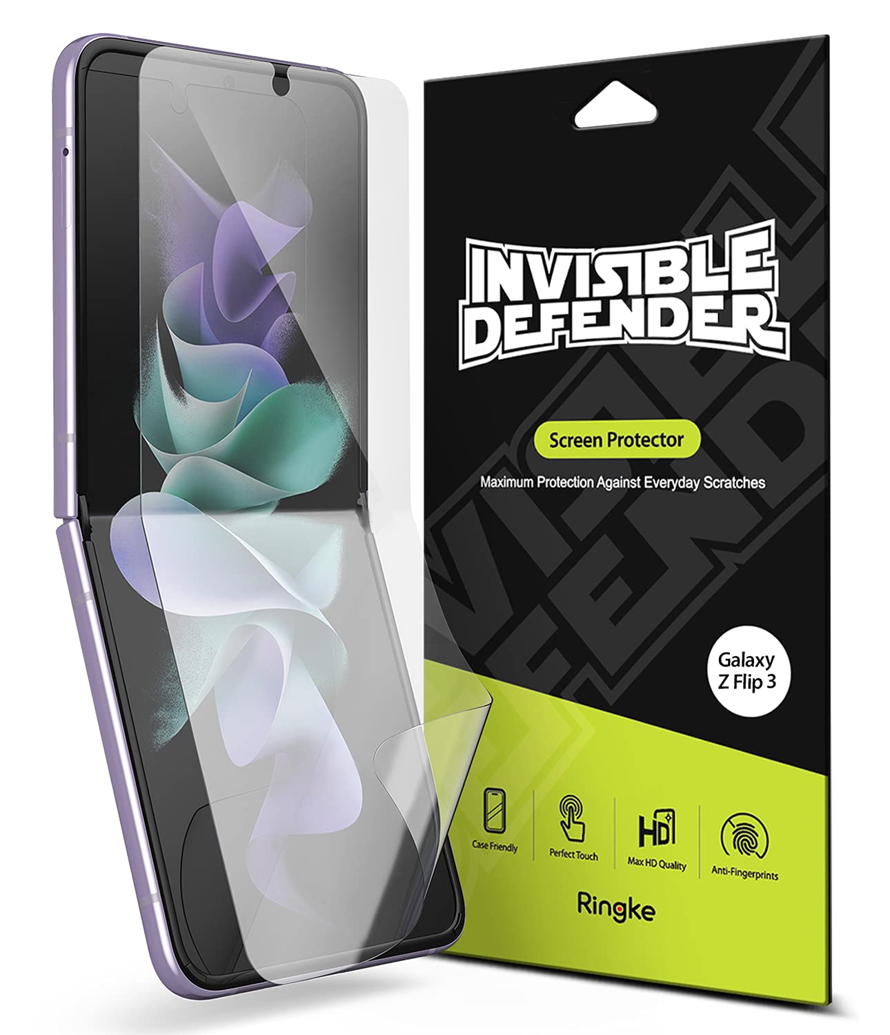Samsung Galaxy Z Flip 3 Screen Protector Glass - 2 Pack
