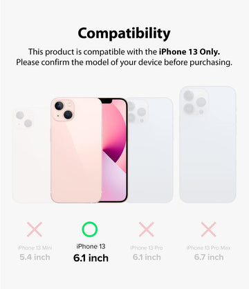 iPhone 13 Back Screen Protector Guard | Dual Easy Matte - 2 Pack