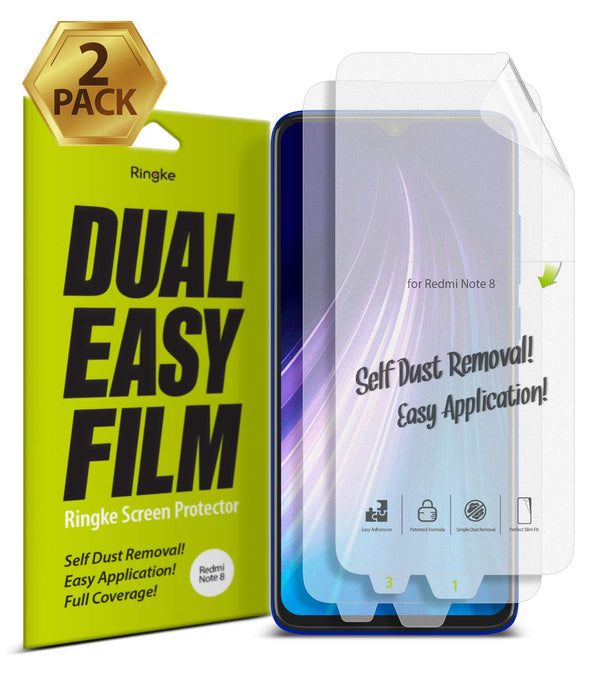 Xiaomi Redmi Note 8 Screen Protector Film | Dual Easy Full - 2 Pack