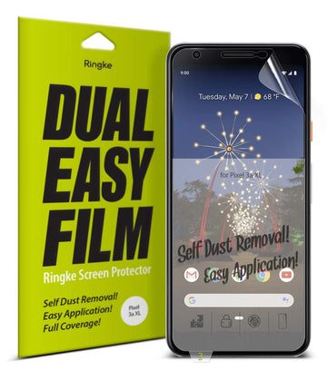 Pixel 3a XL Screen Protector Guard | DUAL EASY FULL - 2 Pack