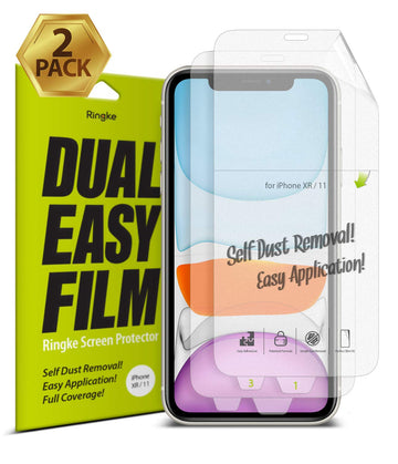 iPhone 11 Screen Protector Guard | Dual Easy Full 2 Pack