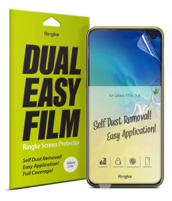 Samsung Galaxy S10e Screen Protector Film -  Dual Easy FULL - 2 Pack