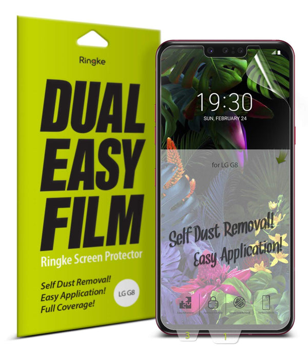 LG G8 ThinQ Screen Protector Film | Dual Easy Full - 2 Pack
