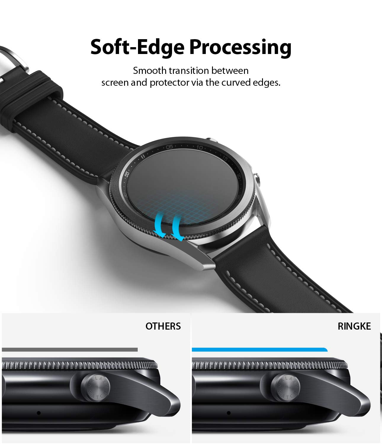 Galaxy watch 3 tempered glass new arrivals