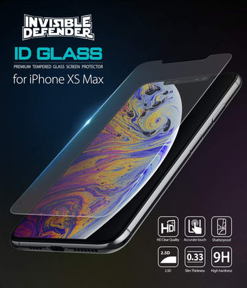 iPhone XS Max Tempered Glass Screen Protector Guard | FULL GLASS 1 Pack