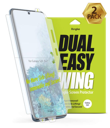 Galaxy S20 Screen Protector Film| DUAL EASY WING - 2 Pack