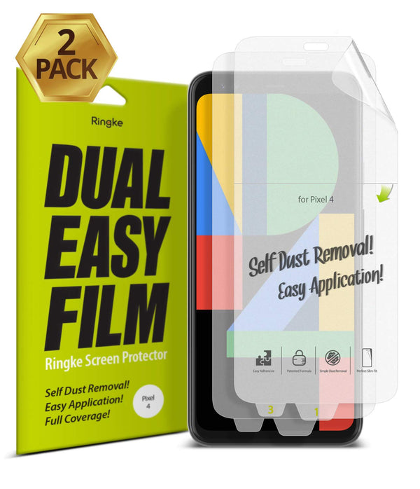 Pixel 4 Screen Protector Guard | DUAL EASY FULL - 2 Pack