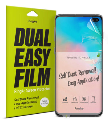 Galaxy S10+ Screen Protector Film | Dual Easy Full - 2 Pack