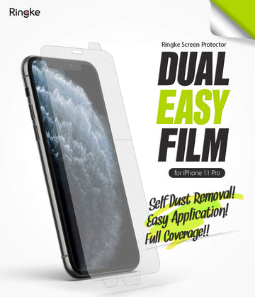 iPhone 11 Pro Screen Protector Guard | Dual Easy Full 2 Pack