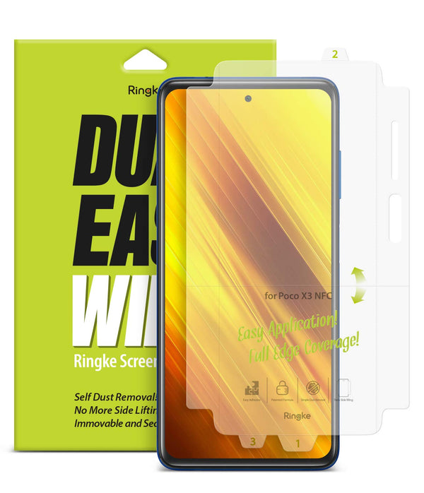 Xiaomi Poco X3 NFC Screen Protector | DUAL EASY WING - 2 Pack