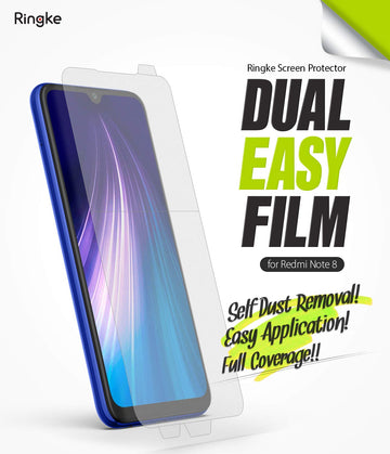 Xiaomi Redmi Note 8 Screen Protector Film | Dual Easy Full - 2 Pack
