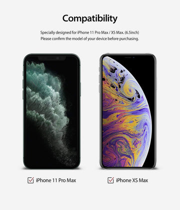 iPhone XS Max Tempered Glass Screen Protector Guard | FULL GLASS 1 Pack