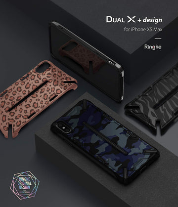 Apple iPhone XS Max Case | Dual X Design-Leopared Pink