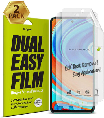 Xiaomi Redmi Note 9 Pro Max / 9 Pro / 9S Screen Protector Guard | Dual Easy Full - 2 Pack