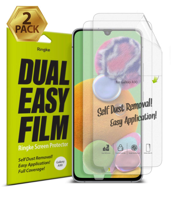 Samsung Galaxy A90 Screen protector Film | Dual Easy FULL - 2 Pack
