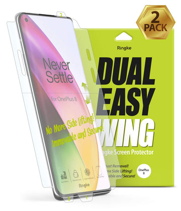 OnePlus 8 Screen Protector Guard | DUAL EASY FULL - 2 Pack