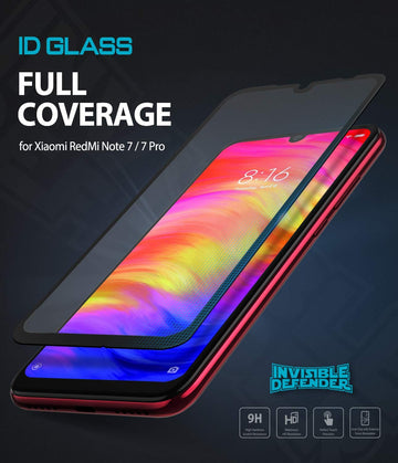 Xiaomi Redmi Note 7 Tempered Glass Screen Protector Guard | FULL GLASS - 1 Pack