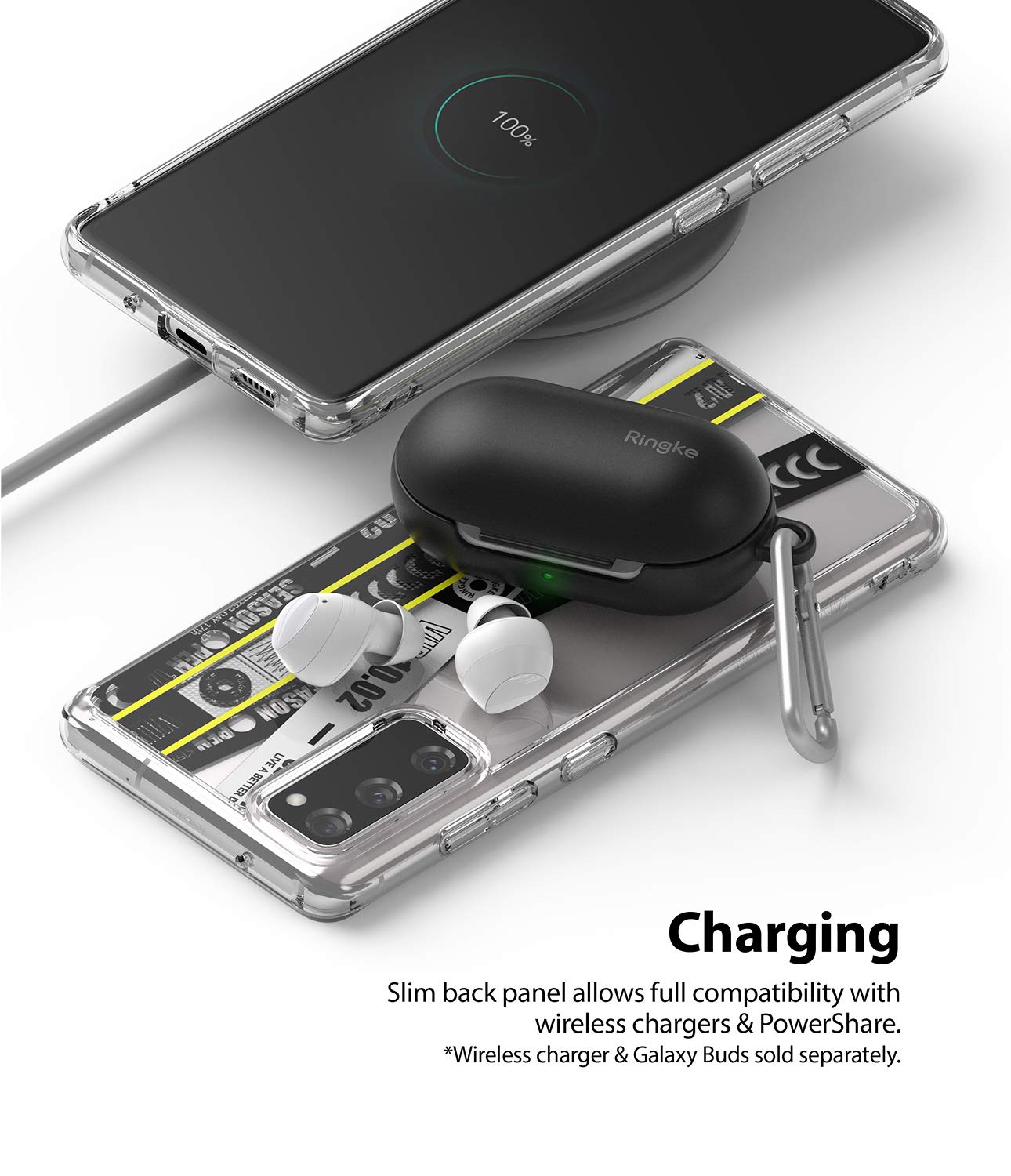 Powershare S10+ Qi Charging Wireless Powershare Charging From