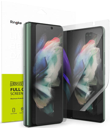 Samsung Galaxy Z Fold 3 Screen Protector Guard Glass (Front 1+ Back 1)