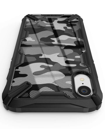 Apple iPhone XR Back Cover Case | Fusion X - Camo Black