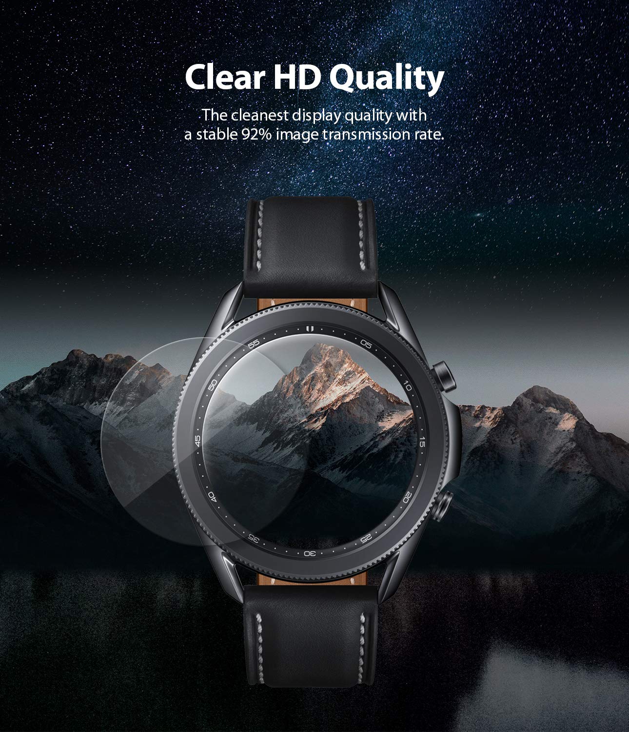 Buy Samsung Watch 3 45mm Tempered Glass Screen Protector 4 Pack